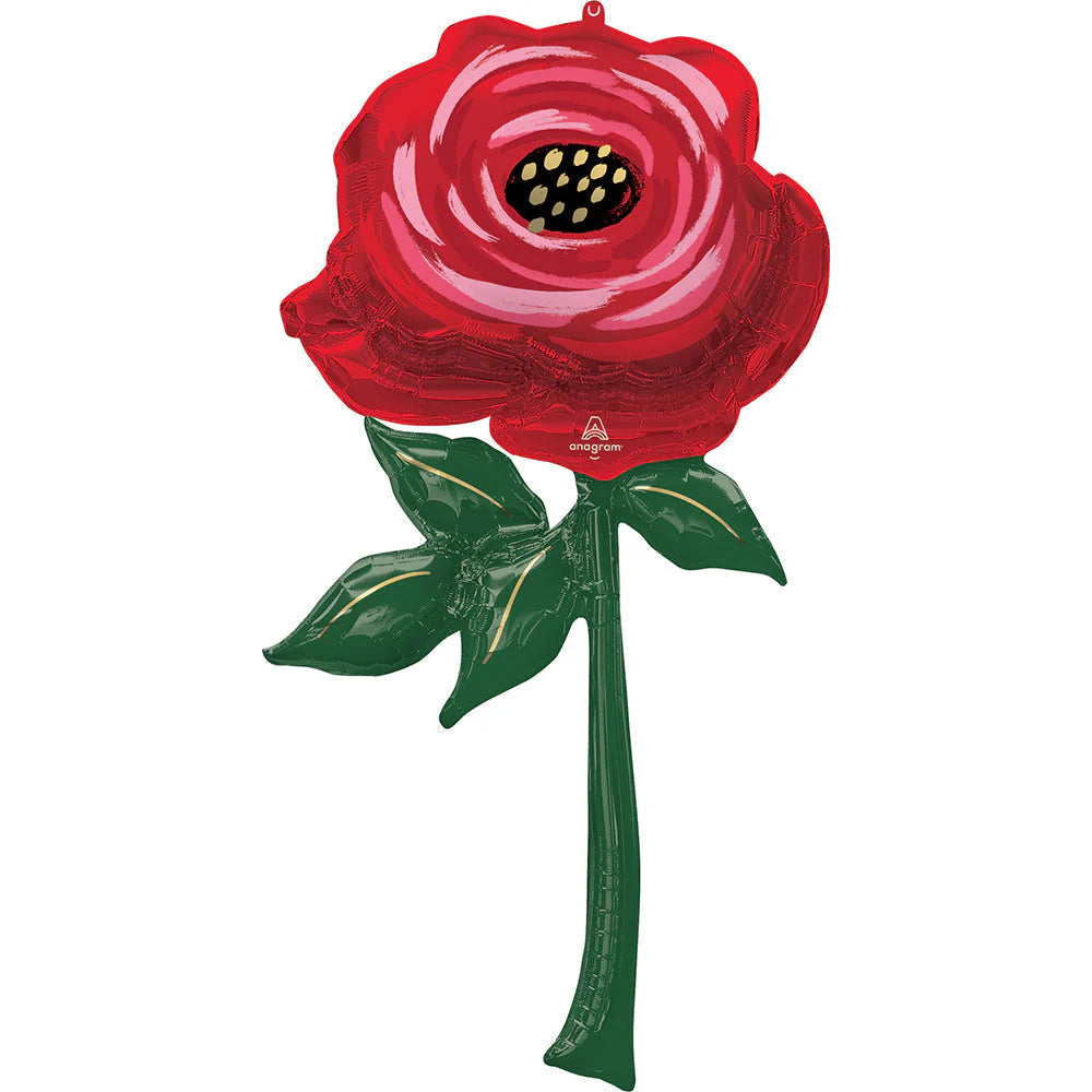 Multi-Balloon Painted Rose