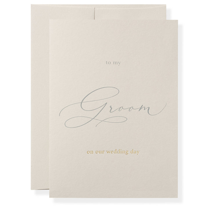 To My Groom Greeting Card