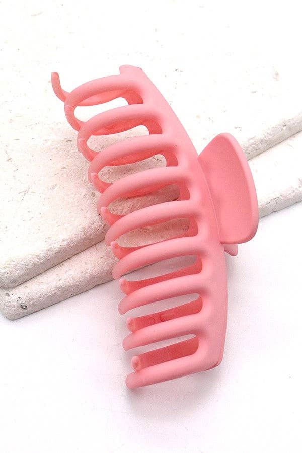 Pink Cosmos Over Sized Hair Claw Clips