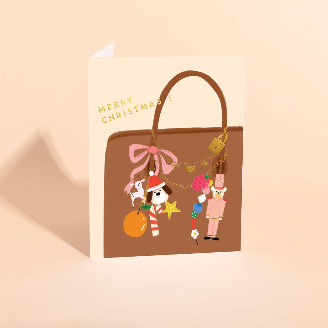 Yuletide Hand Bag Card