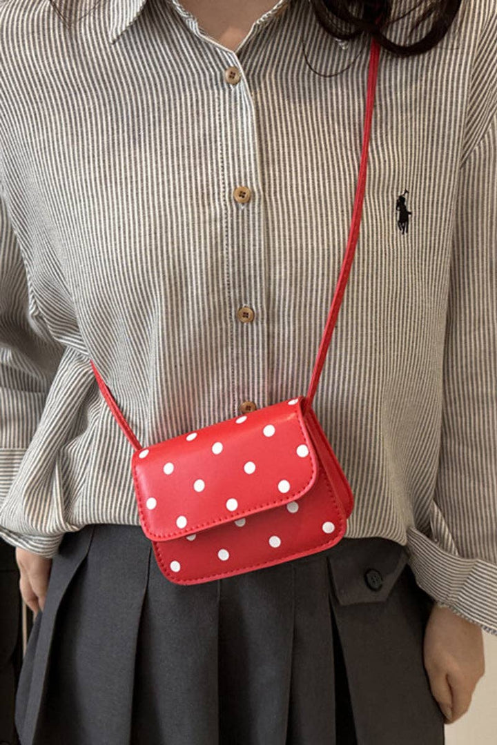 Polka Dot Mini Crossbody Bag