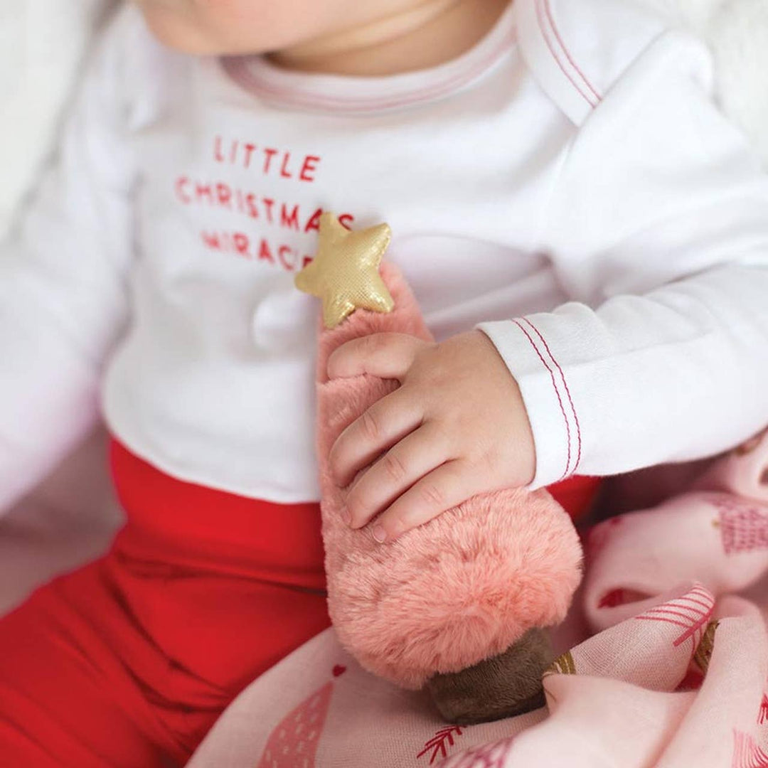 Swaddles with Plush Rattle