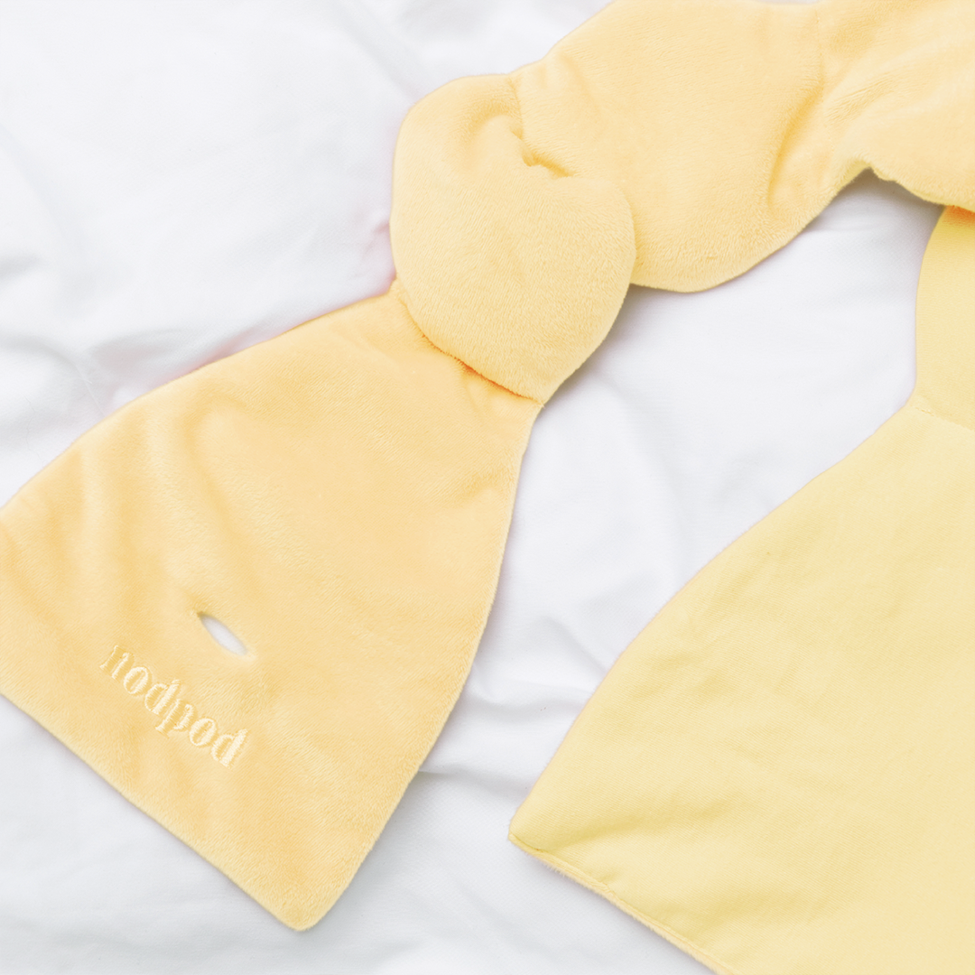 Butter Yellow Weighted Sleep Mask