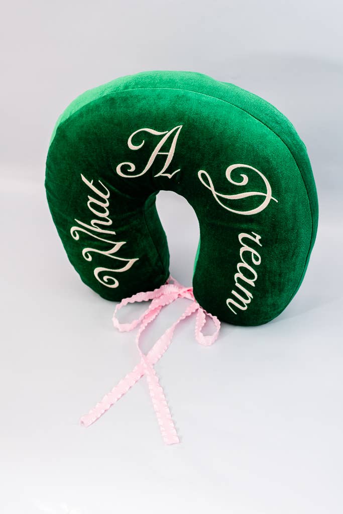 What a Dream Getaway Travel Pillow