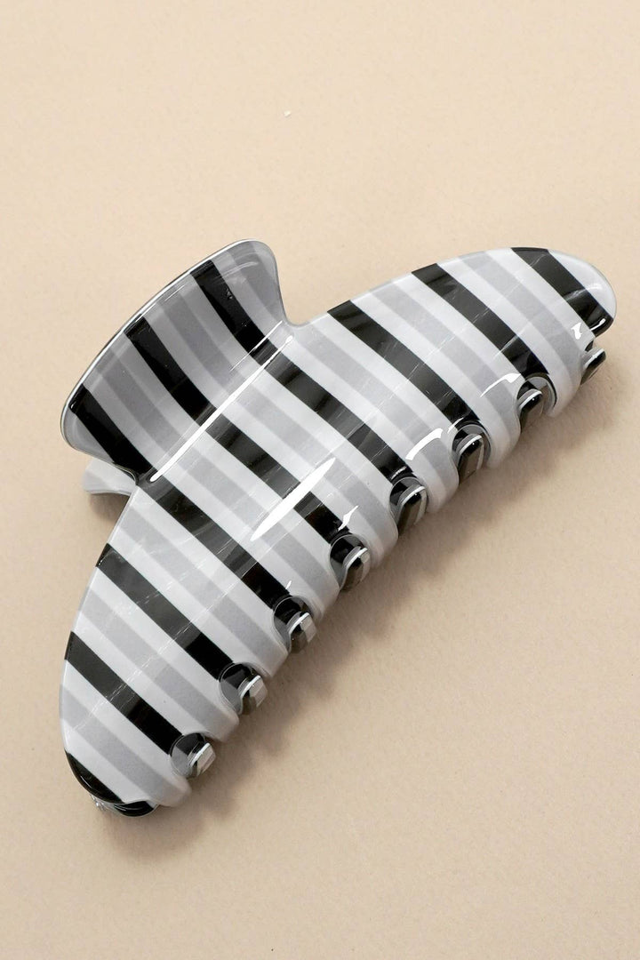 Pink Striped Clip