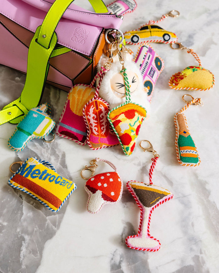 Champagne Bottle Bag Charm