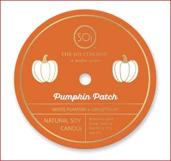 Pumpkin Patch Confetti Fall & Halloween Candle