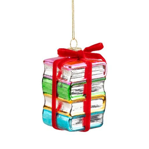 Stacked Books Ornaments