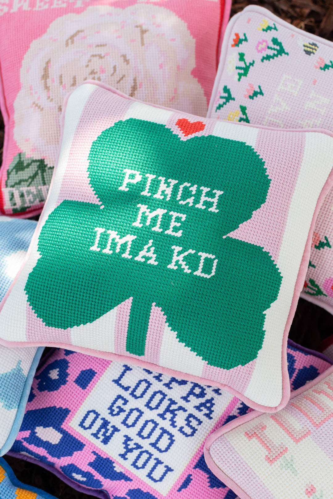 Sorority Needlepoint Pillow: Kappa Delta