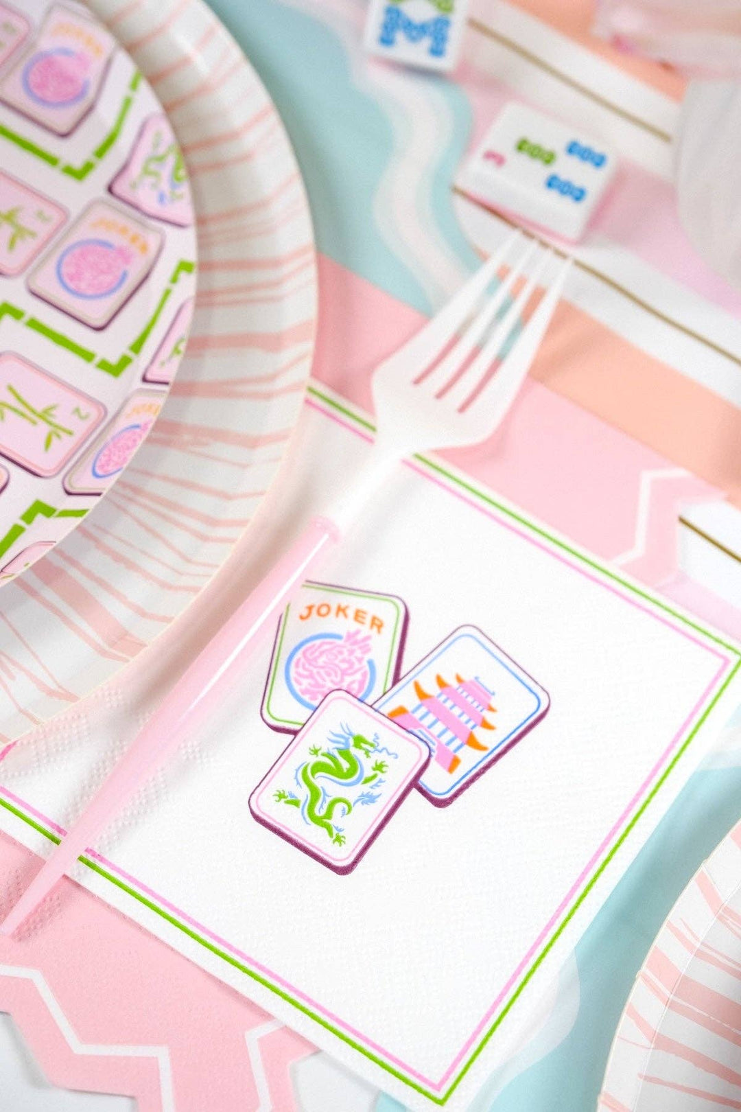 Mahjong Cocktail Napkins