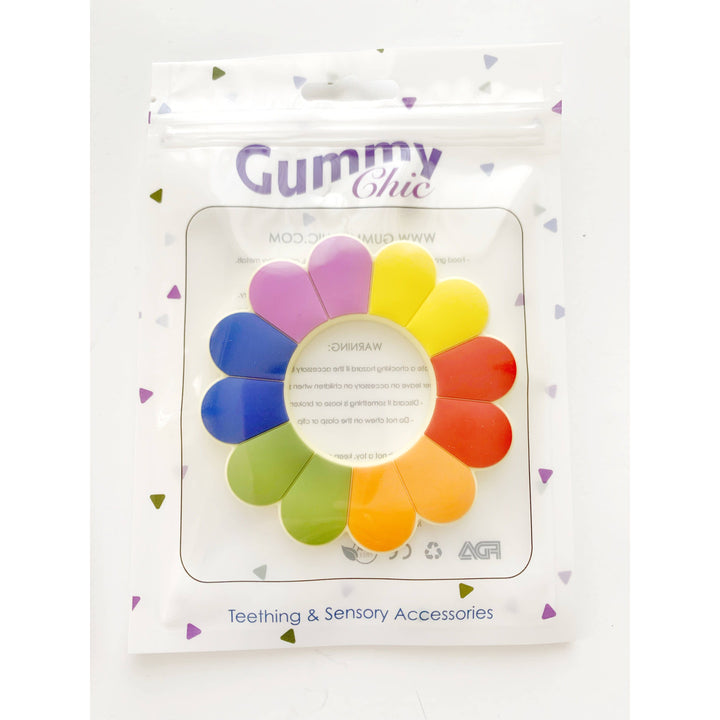 Colorful Flower Silicone Teether