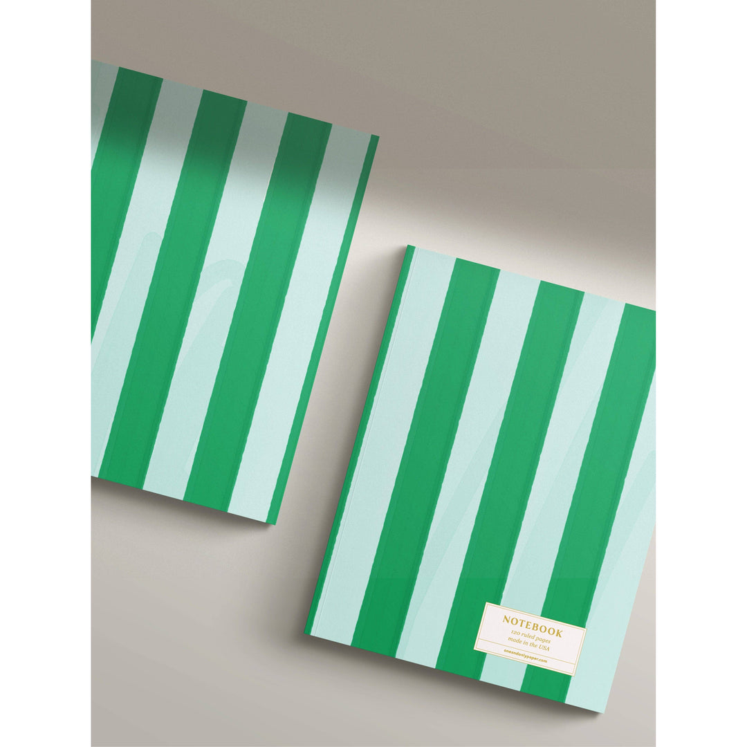 Cabana Striped Perfect Bound Journal