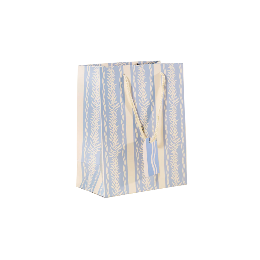 Blue Vine Medium Paper Gift Bag