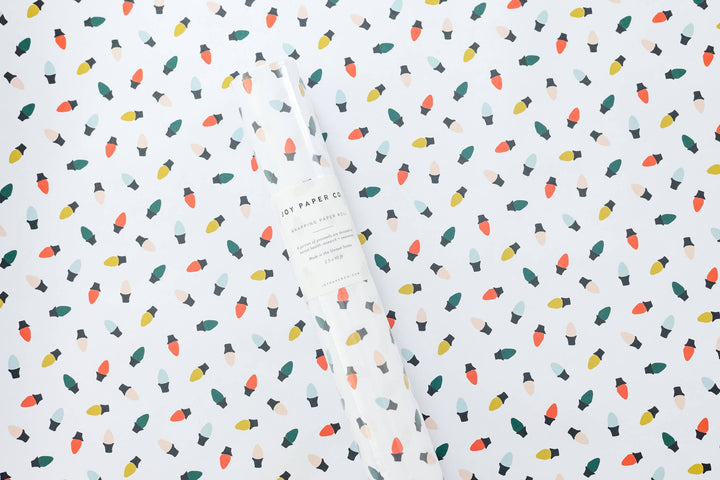 Holiday Lights Wrapping Paper Continuous Roll