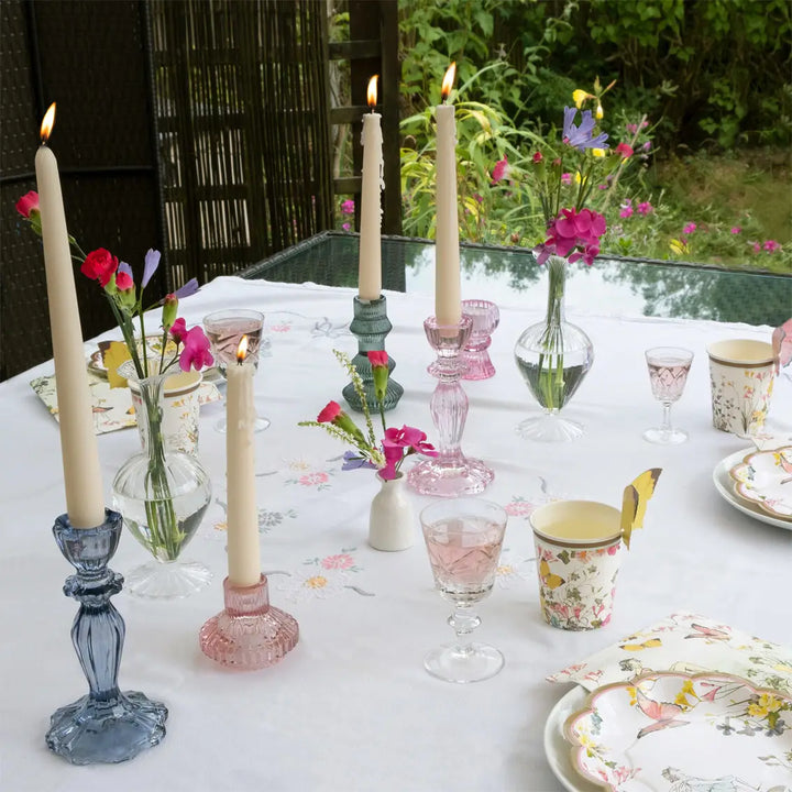 glass candlestick