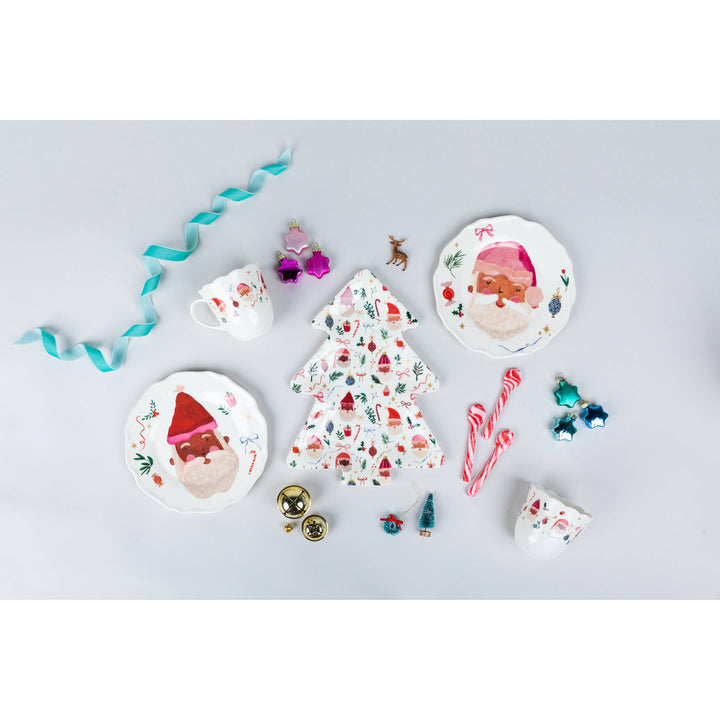 Melamine Santa Plate