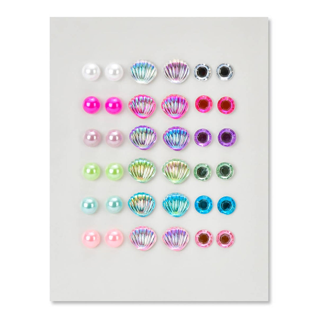 Mermaid Stick-on Earrings