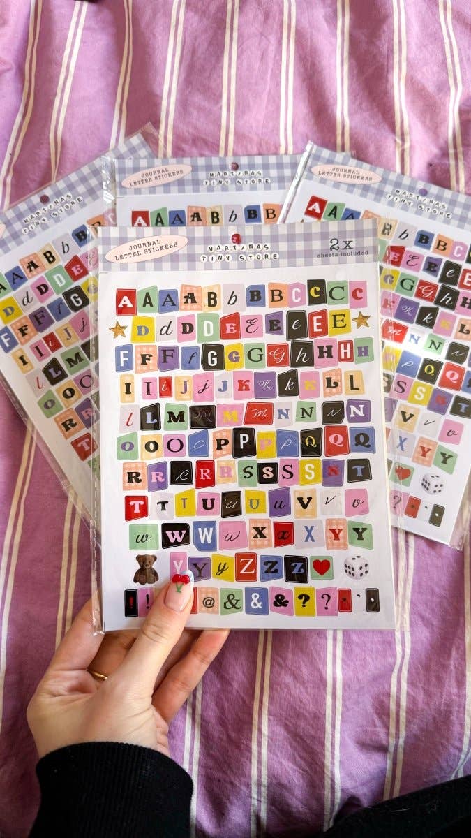 Letter Stickers!