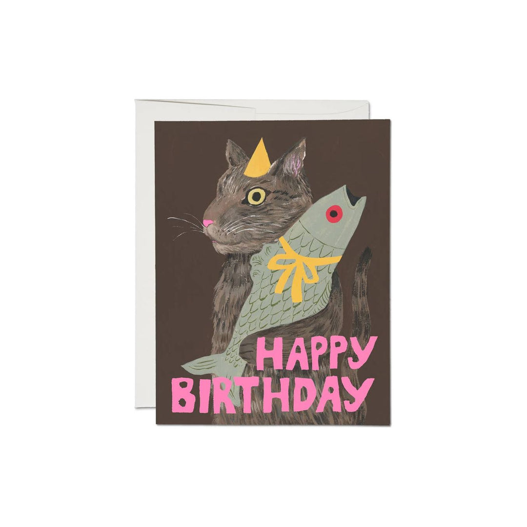 Cat's Delight birthday Card