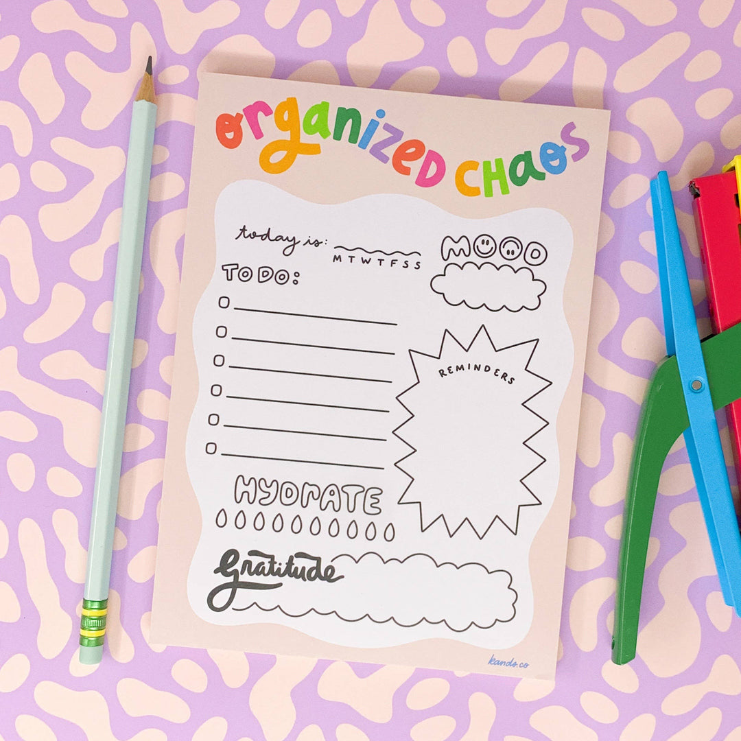 Organized Chaos Notepad
