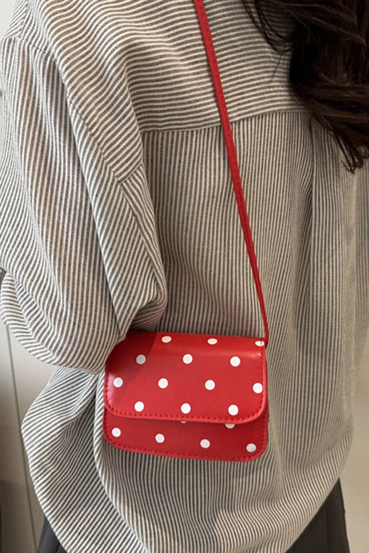 Polka Dot Mini Crossbody Bag