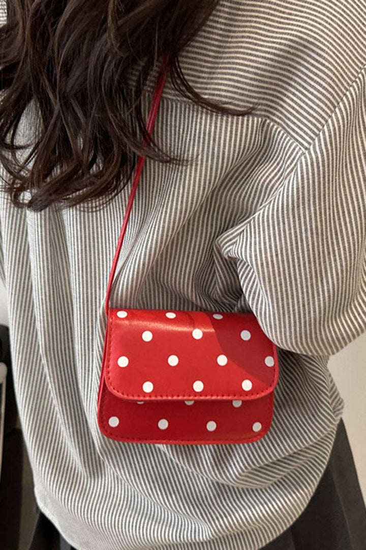 Polka Dot Mini Crossbody Bag