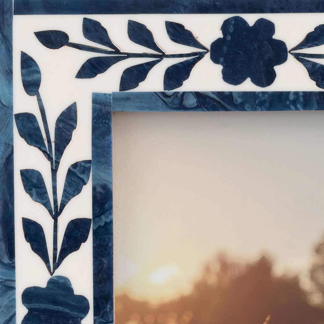 Wood Floral Petals Frame