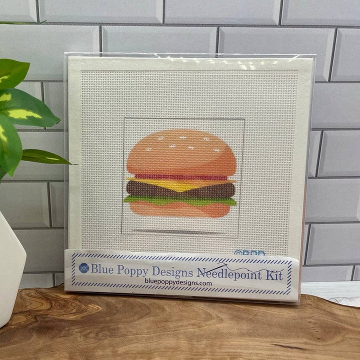 Cheeseburger Needlepoint Kit