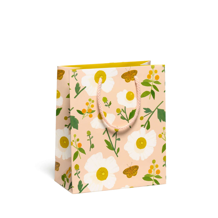Large White Poppies Gift Bags