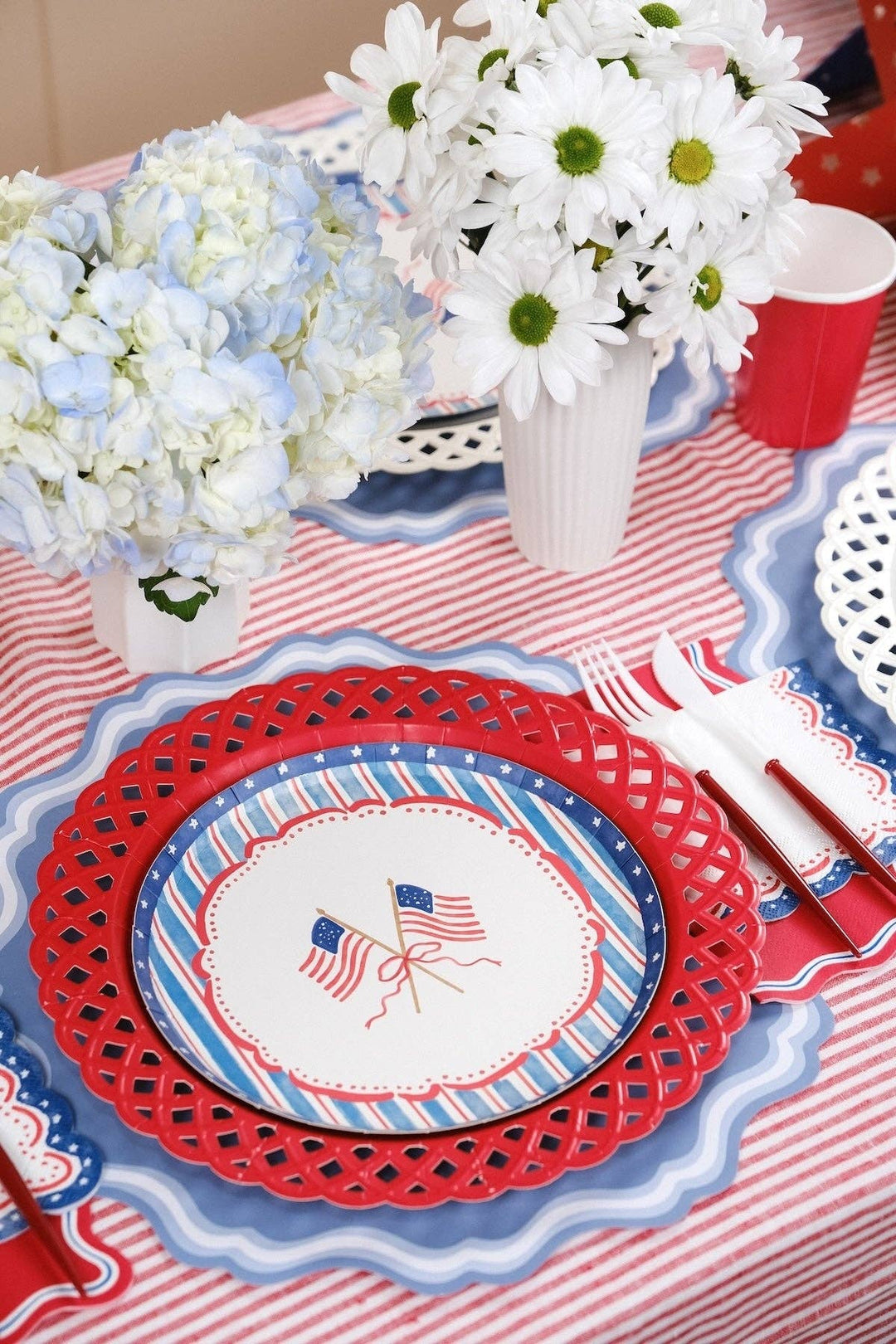 Patriotic Dessert Plates