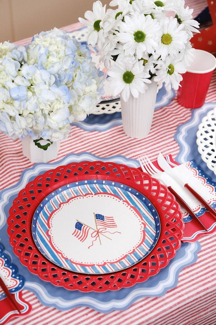 Patriotic Dessert Plates