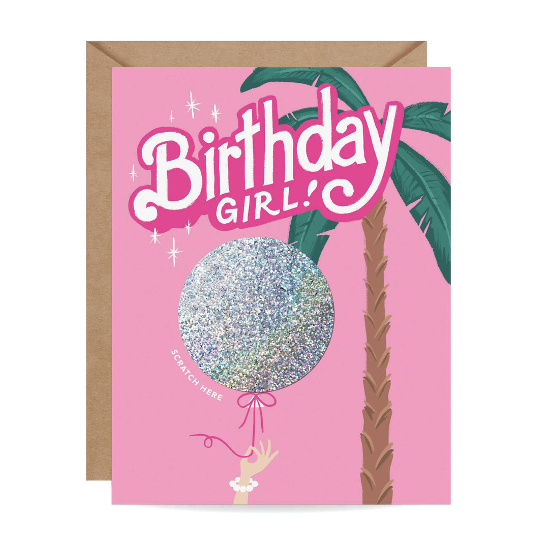Scratch-off Barbie Birthday Card