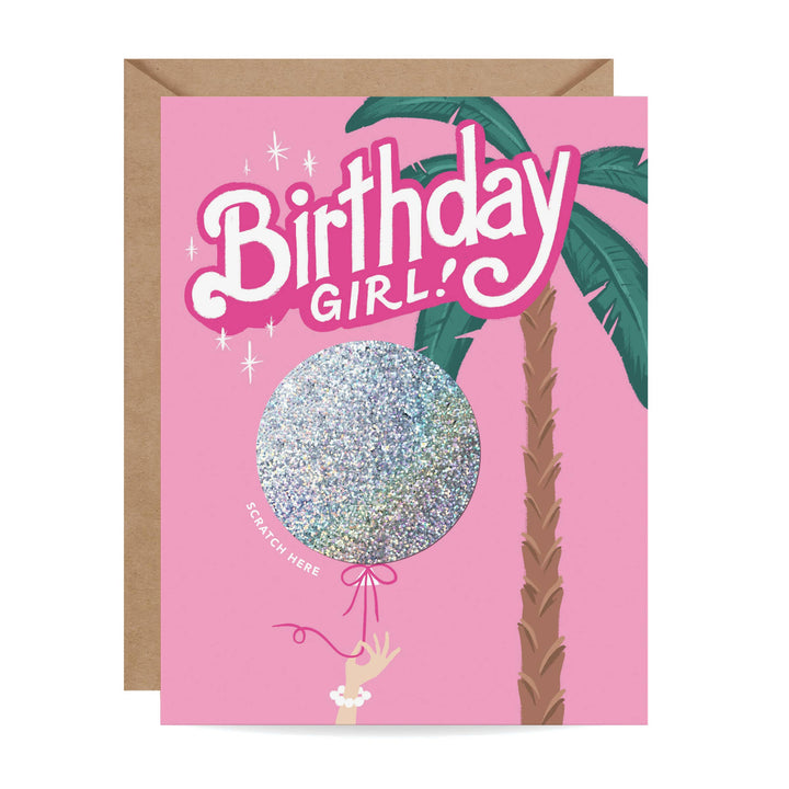 Scratch-off Barbie Birthday Card