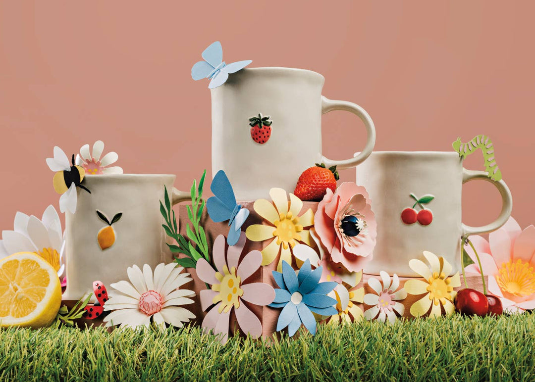 Strawberry Embossed Mug