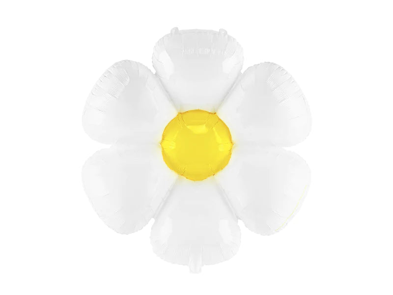 Large White Daisy Flower Balloon