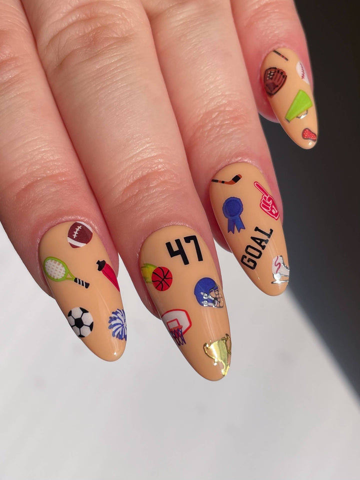 Sports Nail Art Stickers
