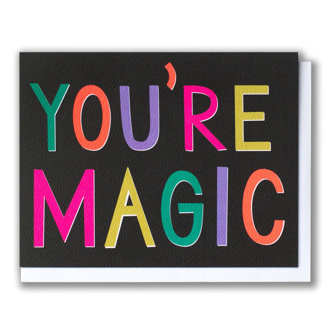 Black Magic Rainbow Card