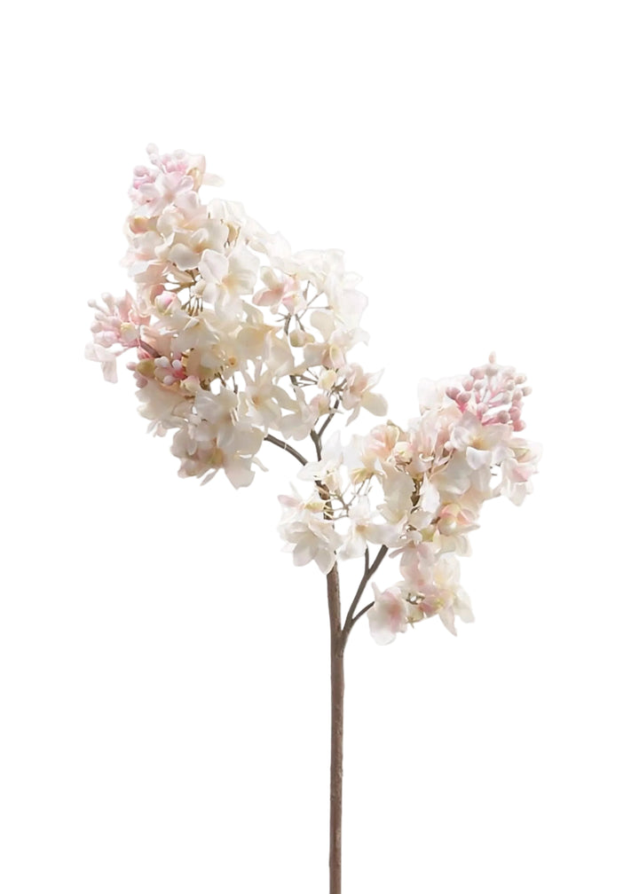 Pink Cream Artificial Lilac Flower