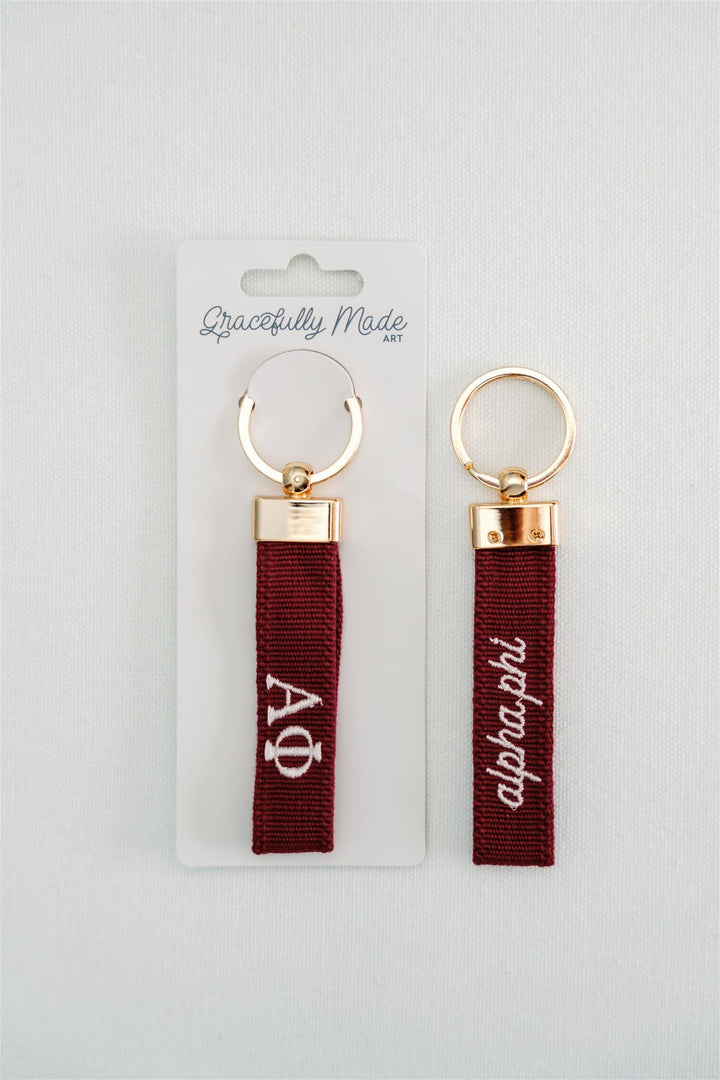Alpha Phi Keychain