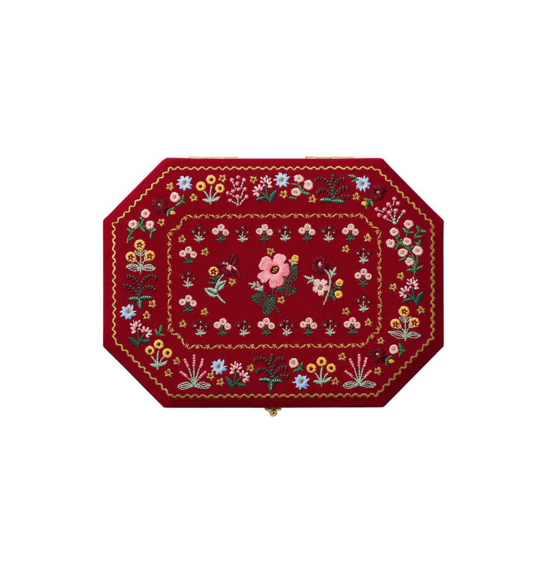 Gemma Embroidered Jewelry Box