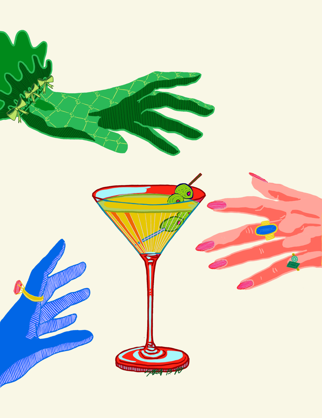 Hand Me That Art Print : Small