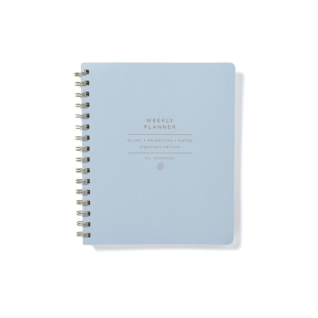 Powder Blue Weekly Planner