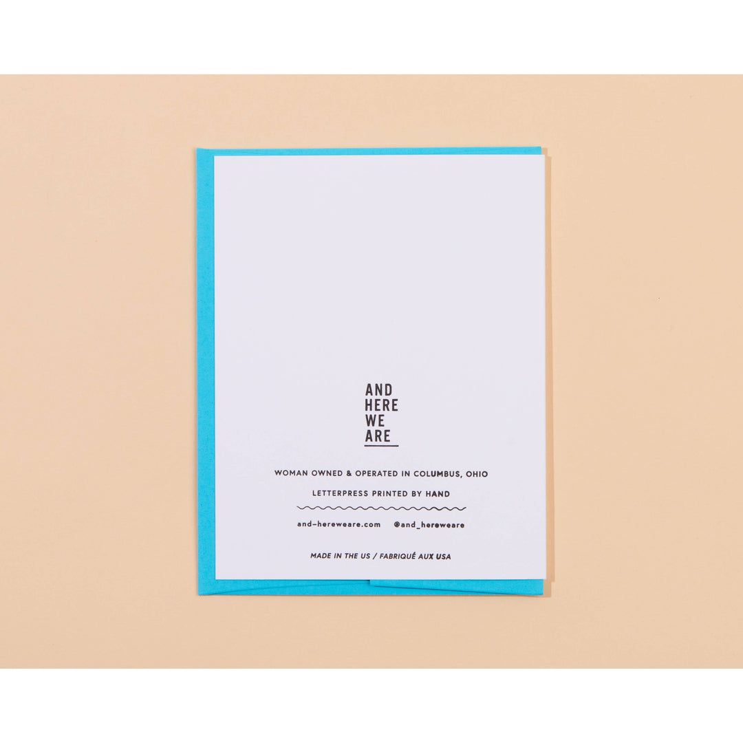 Smiley Thanks Greeting Card