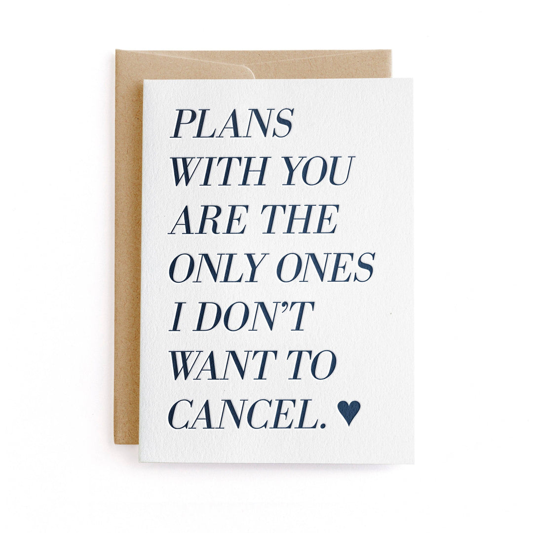 Uncancelled Plans Card