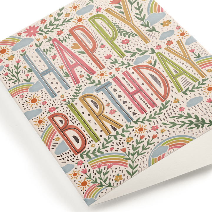 Rainbows + Sunshine Card
