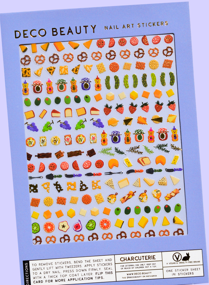 Charcuterie Nail Art Stickers
