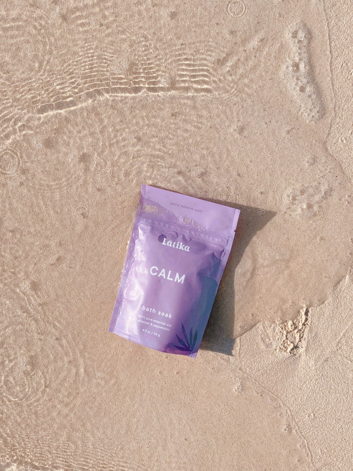 Calm Lavender Mint Epsom Salt Soak