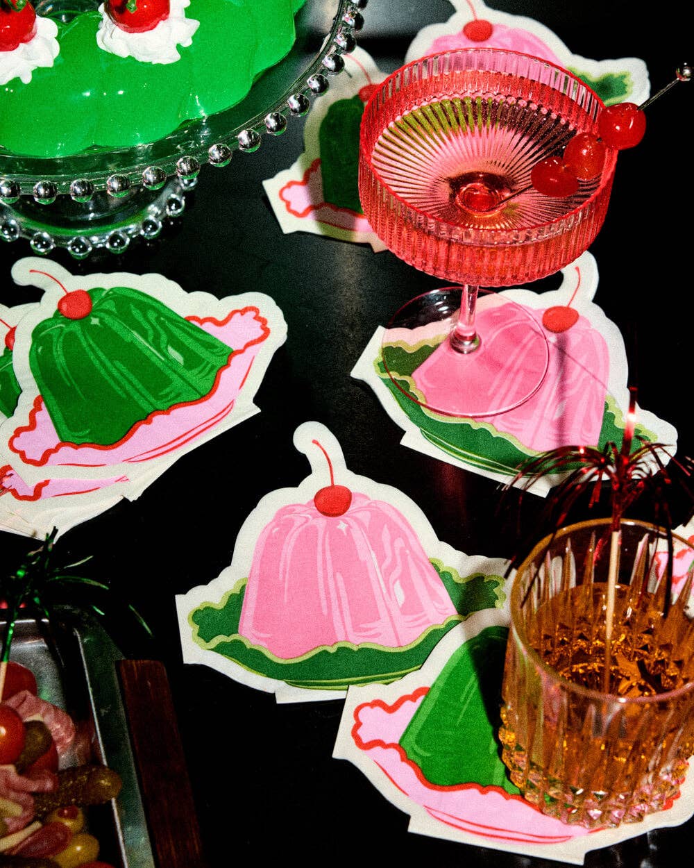 Jello Mold Napkins