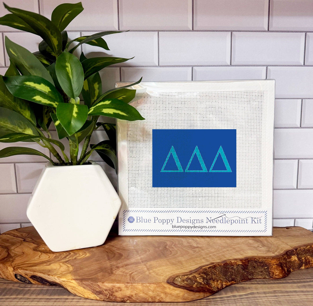Delta Delta Delta Needlepoint Kit