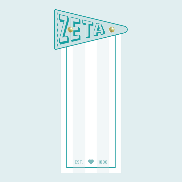 Pennant Flag Notepad: Delta Gamma